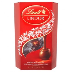 LINDT LINDOR MILK CORNET...