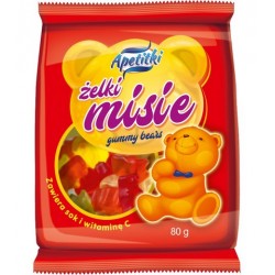 APETITKI Żelki misie 80g [25]