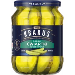 KRAKUS Ogórki ćwiartki...