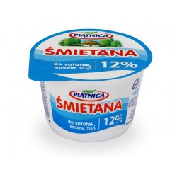 PIĄTNICA Śmietana 12% 200g...