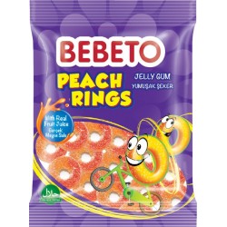 Bebeto ŻELKI PEACH RINGS...