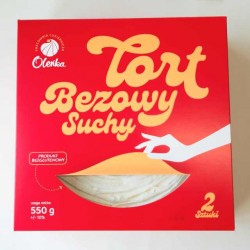 OLEŃKA Tort bezowy suchy 550g