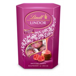 LINDT LINDOR RASP&CREAM...