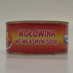 ŁUKÓW WOŁOWINA 300g W SOSIE...