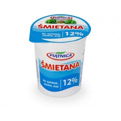 PIĄTNICA Śmietana 12% 400g...