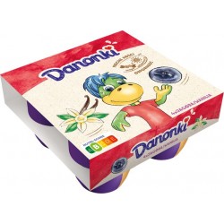 Danone DANONKI 4*90g pół na...