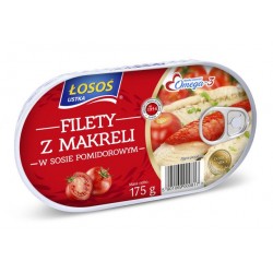 ŁOSOŚ FILET Z MAKRELI 175g...