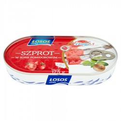 ŁOSOŚ SZPROT 175g W SOS....