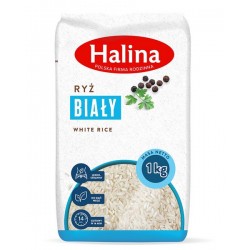 HALINA Ryż biały 1kg folia...