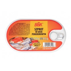 B&K Szprot w oleju w sosie...