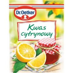 DR OETKER Kwasek cytrynowy...