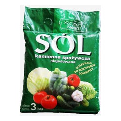 Sól KAMIENNA NIEJODOWANA...